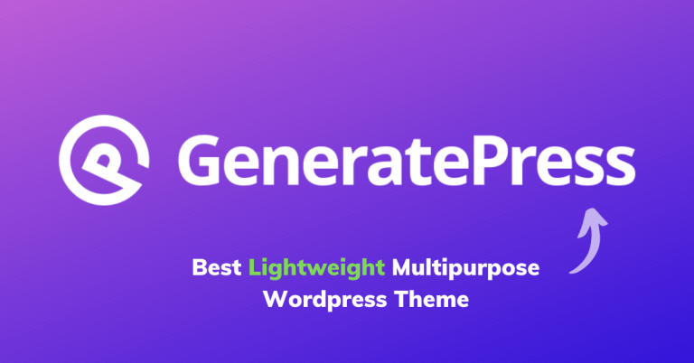 Generatepress Review 2022 – Fastest Multipurpose WordPress Theme