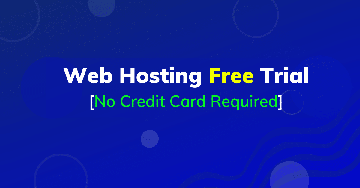 Web Hosting Free Trial